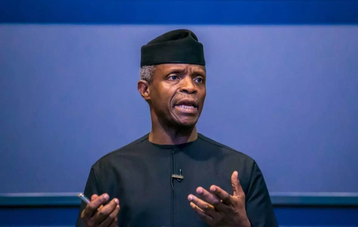 Osinbajo worry over wealthy nations ban on fossil fuels investment