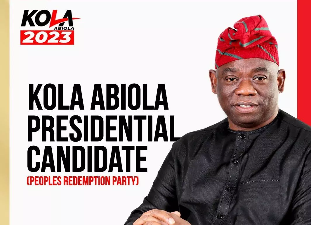 Court penalizes presidential candidate, Kola Abiola, for late filing of documents