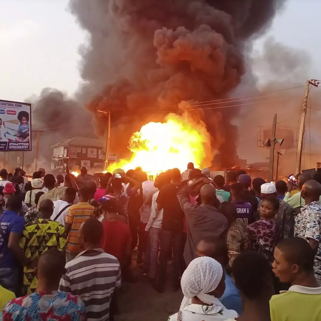 Tegbe sympathises with survivors of Ibadan market fire