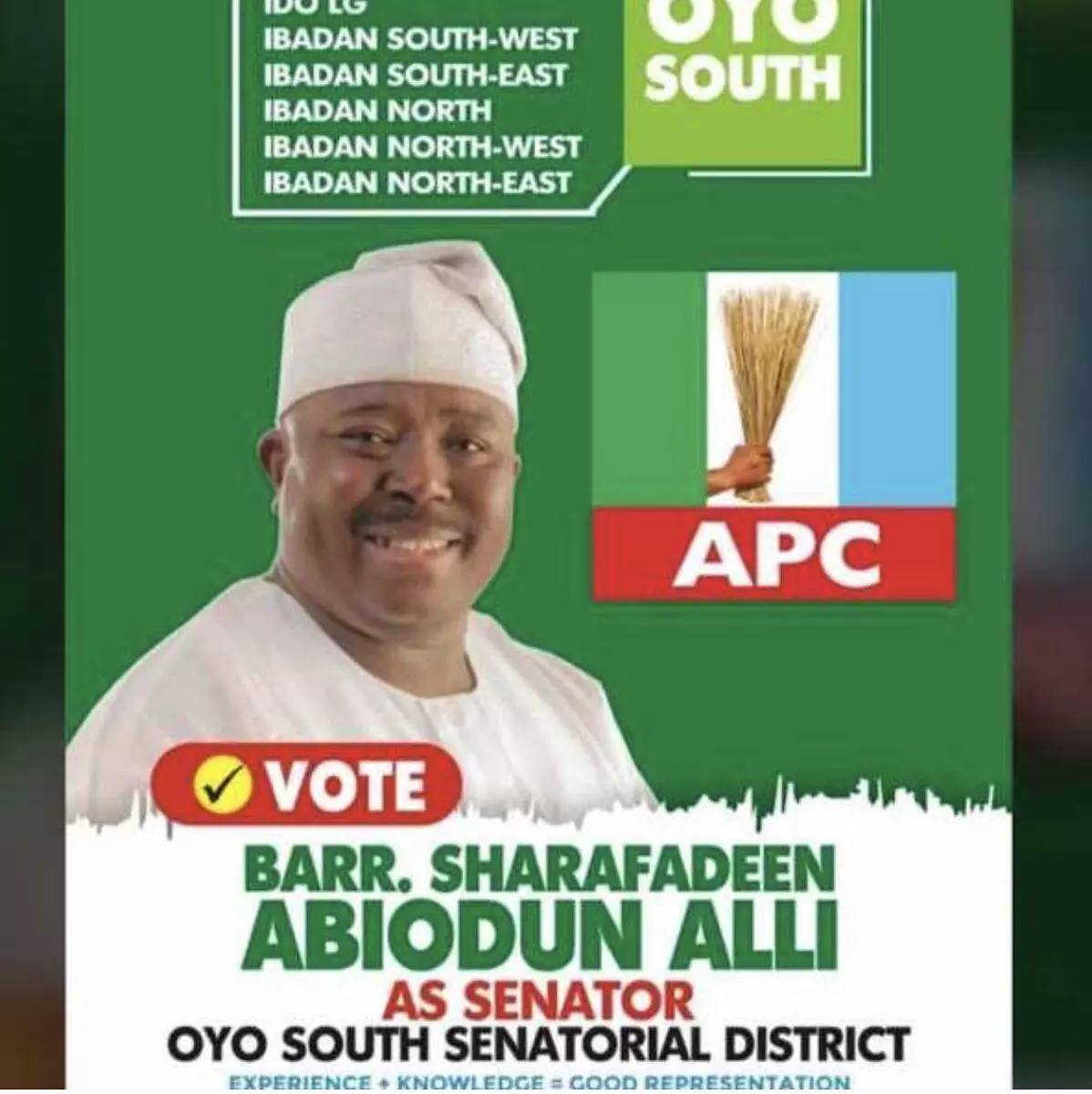 Akintunde, Alli win Oyo Senate seats for APC