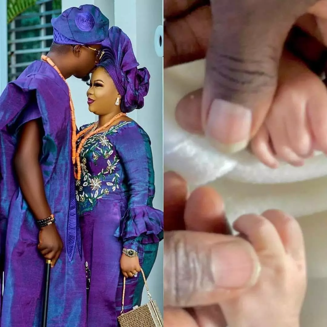 Actor Adeniyi Johnson gets twins with wife after 7 years together