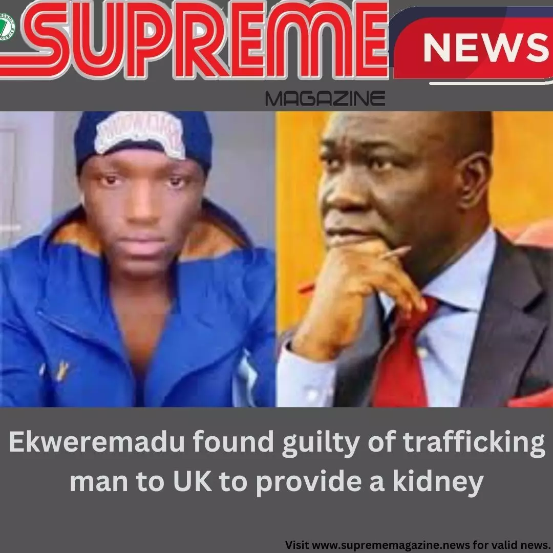 Breaking: Nigerian senator found guilty of trafficking kidney donor to UK