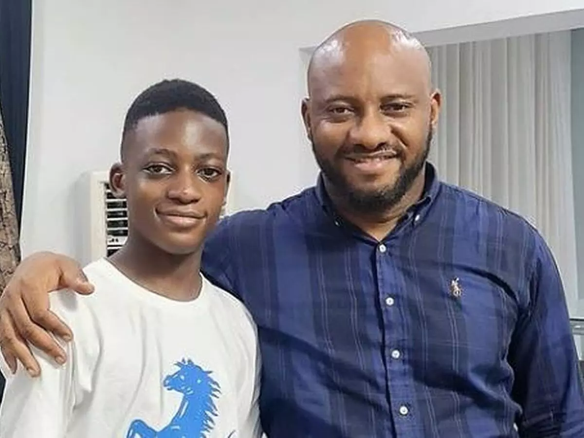 Nollywood actor Yul Edochie lost first son