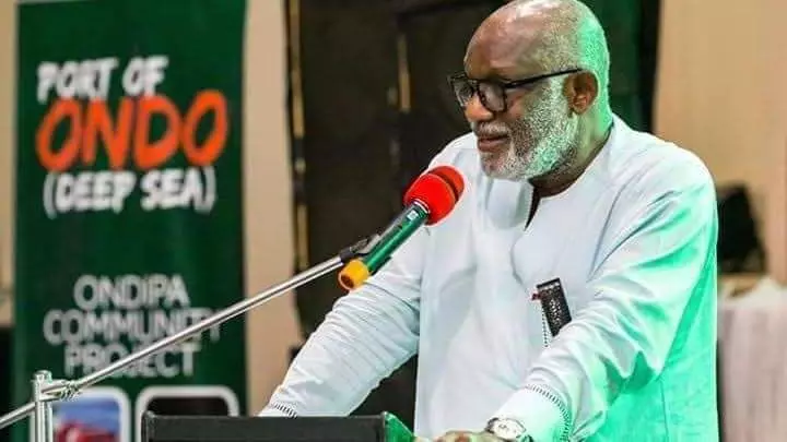 FGs approval of Ondo Deep Sea Port worth celebrating, says Akeredolu