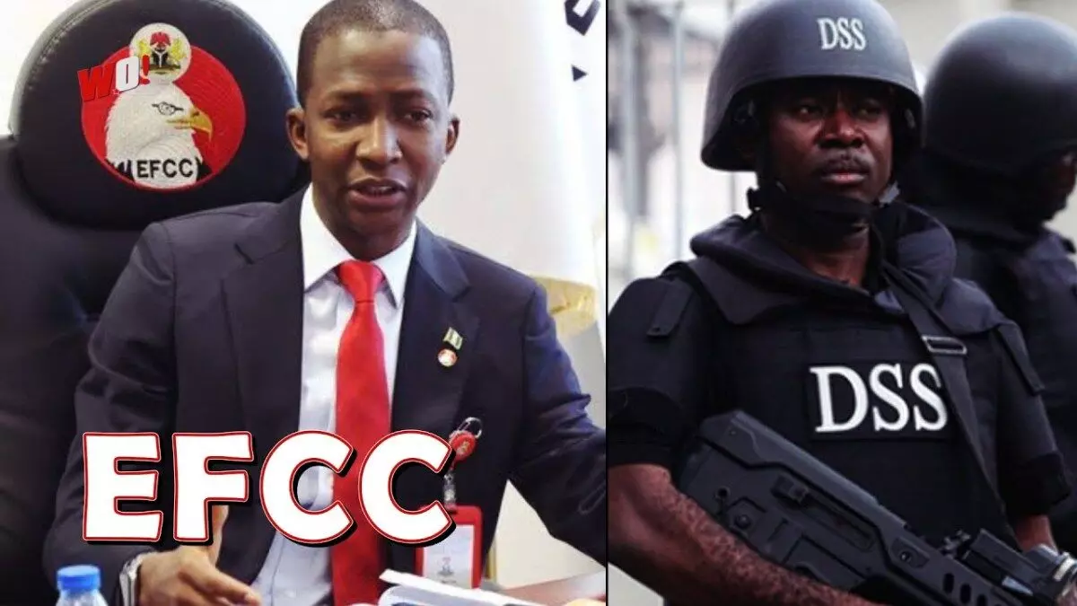 Suspended Controversial EFCC Chief Whisked Away From DSS Headquarters