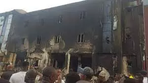 Fire guts popular Soprom Hotel in Onitsha