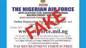 NAF not recruiting – Spokesman