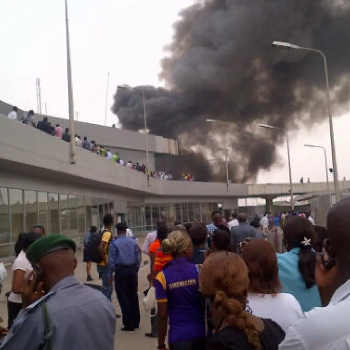 Just In: Fire Guts Lagos International Airport