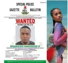 Police in Lagos State declare man wanted over suspicion of killing girlfriend