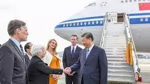 Chinese President arrives in U.S.