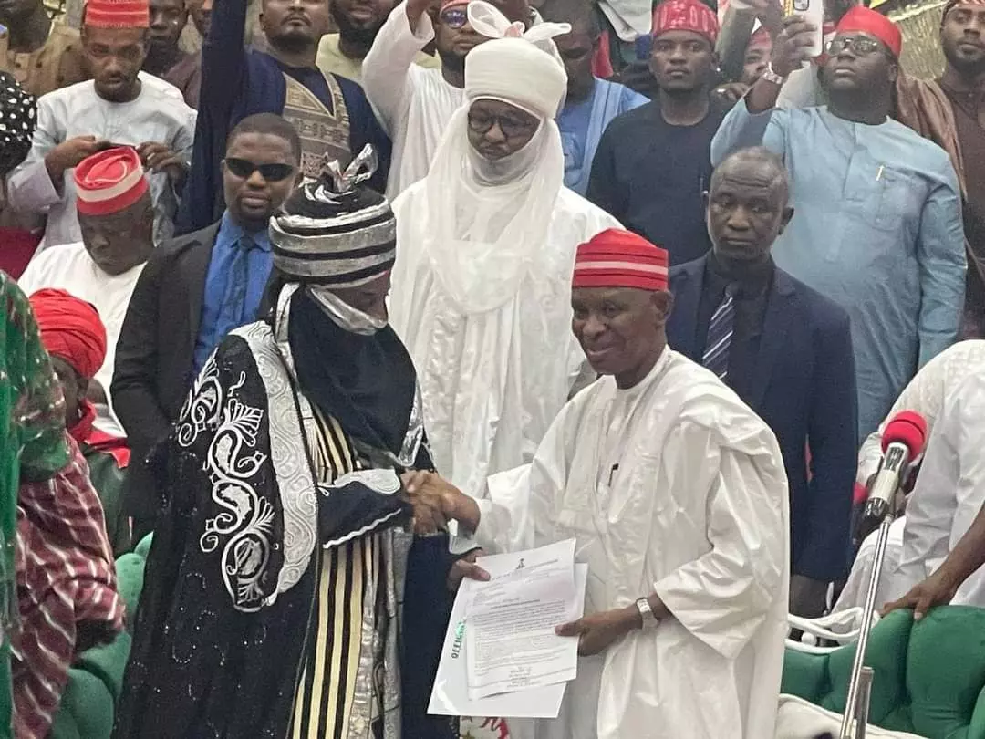 Breaking: Sanusi Receives Appointment Letter, Turbaned As Emir Of Kano