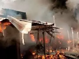 Fire guts Enugu timber market