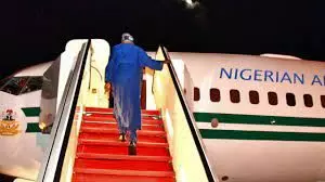 Tinubu departs Lagos for South Africa