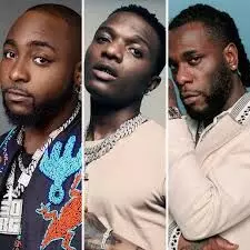 Davido, Burna Boy, Wizkid top nomination for Africa Awards