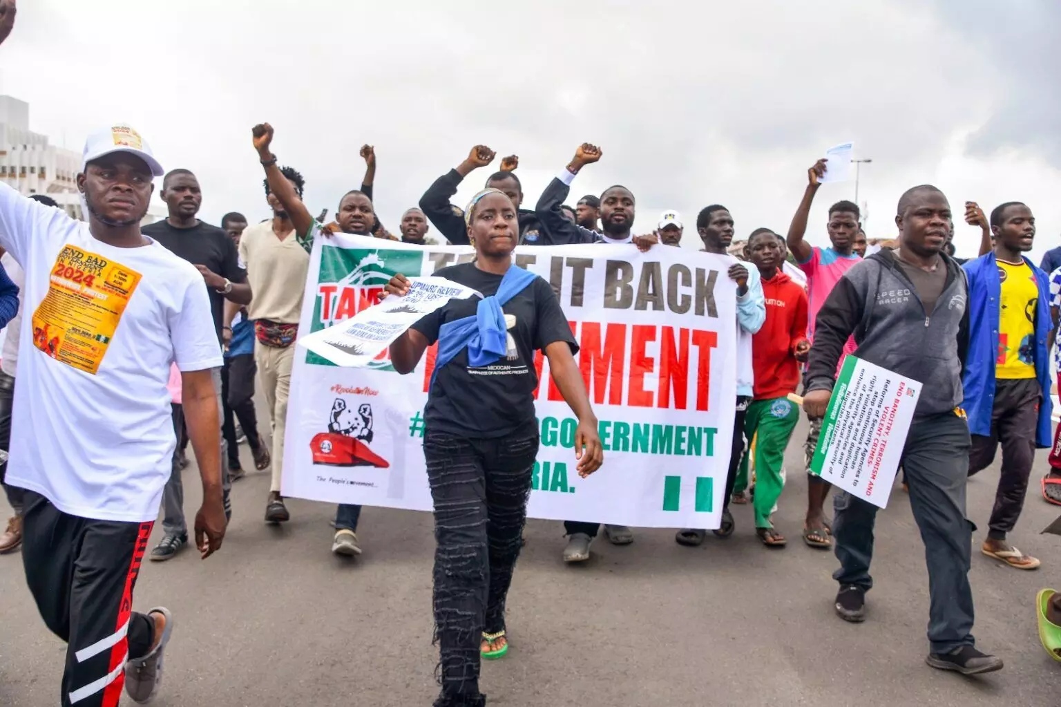 EndBadGovernance /Pro Govt. protests hold in Abuja under tight security