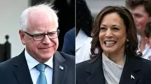 Kamala Harris picks Walz as vice-presidential nominee