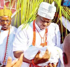 Jubilation as Ooni welcomes new Prince