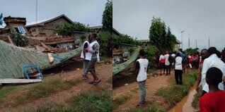 UNIBEN students trapped in Benin building collapse