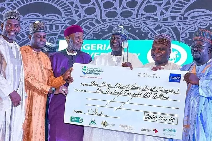 Yobe wins $500,000 for excellence in PHC service delivery