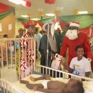 Christmas: Hospital organises party, gives gifts to in-patients