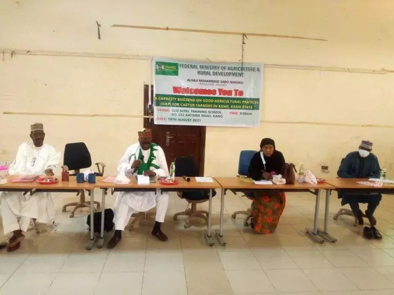 FG trains castor farmers on new production techniques